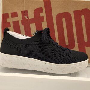 Fit Flop Women Black "Rally E01" Multi Knit sneakers. NIB. Size EU 36/US 5